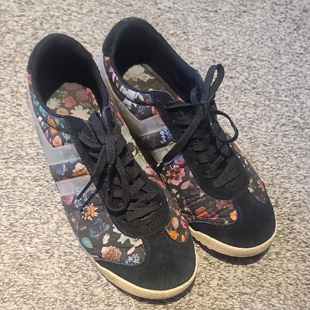 Gola Liberty Of London Black Floral Sneakers